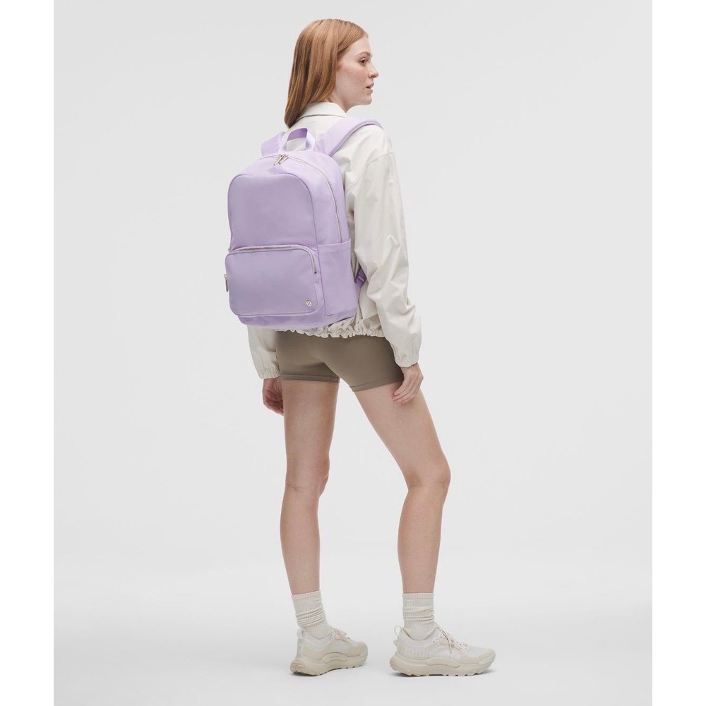 Lululemon-Everywhere Backpack 22L Metal Hardware-Lavender Frost/Gold - Picture 2 of 6